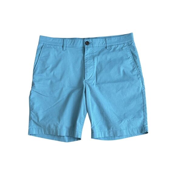 Faherty Other - Faherty Movement Chino Short 8” Light Blue Shorts Men 33 Organic Cotton Casual